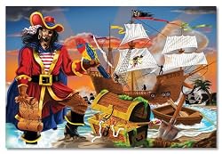 Melissa & Doug Pirate's Bounty Floor - 100 Piece