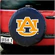 Auburn Tigers NCAA Spare Tire Cover (Black)