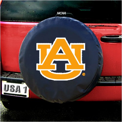 Auburn Tigers NCAA Spare Tire Cover by Fremont Die (Black)