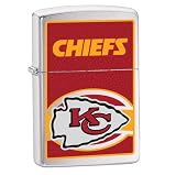 Zippo Kansas City Chiefs High Polish Chrome Lighter