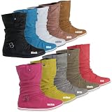 Super Damen Stiefel Stiefeletten Winterschuhe 3777C