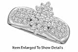 Awesome White Gold 1/2 Ctw. Diamond Cluster Ring ** SPECIAL SALE **