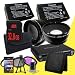 Canon EOS Rebel SL1 18 MP CMOS DSLR Camera Two LP-E12 Lithium Ion Replacement Battery 2200 mAh + 32GB SDHC Class 10 Memory Card + 3 Piece Filter Kit + Wide Angle Lens + 2x Telephoto Lens + Multi Card USB Reader + Memory Card Wallet + Deluxe Starter Kit Bundle DavisMAX SL1 Accessory Kit