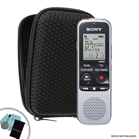 Protective Hard Shell Slim Camera Case for Sony , Olympus , RCA Digital Voice Recorders! ** Includes Cleaning Kit! **