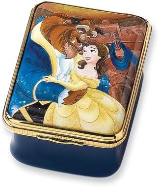 Bilston and Battersea Enamels Disney Beauty and The Beast Box