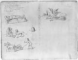 Drawings of annual guild days of Norwich,England,1705,Royal Free-School,people