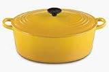 Le Creuset Enameled Cast-Iron 5-1/2-Quart Round French Oven, Dijon