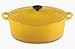 Kitchen & Housewares : Le Creuset Enameled Cast-Iron 5-1/2-Quart Round French Oven, Dijon