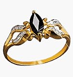 Avon Genuine Sapphire and Diamond-Accent Ring Size 7