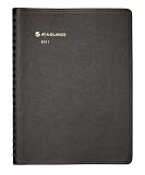 AT-A-GLANCE Recycled Four-Person Group Daily Appointment Book, 8 x 11 Inches, Black, 2011 (70-822-05)