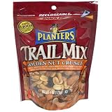 Planters Trail Mix, Golden Nut Crunch, 6-Ounce Pouches (Pack of 12)