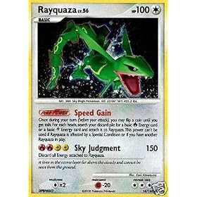 Pokemon Diamond & Pearl Legends Awakened Single Card Rayquaza #14 Holo Rare
