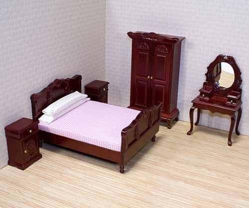Melissa and Doug Deluxe Doll - House Bedroom Furniture