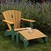 Adirondack Chair & Footstool: Downloadable Woodworking Plan