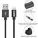 AOFU Lightning Cable,2Pack 6FT 10FT iPhone Cable Extra Long Nylon Braided Syncing and Charging Cord for iPhone 6/6S/6 Plus/6S Plus,5/5S/5C/SE,iPad Mini Air iPad5 iPod (Black)
