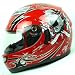Motorradhelm Integralhelm Helm Dual Lens / Double Shields Full Face Helmet Size L (57-58cm)