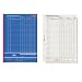 Herlitz 882415 Kassenabrechnungsbuch 502, Karton,  A4, 2x50 Blatt blau