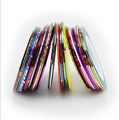 ZIO 2×30pcs Mixed Colors Rolls Striping Tape Line DIY Nail Art Tips Decoration