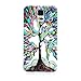 For Galaxy S5 , ivencase Colorful Tree [Ultra Thin] Pattern Flexible Slim Soft Texture TPU Gel Protective [Clear] Rear Case Cover Perfect Fit for Samsung Galaxy S5 SV