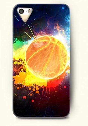 OOFIT Phone Case design with Basketball on Fire for Apple iPhone 4 4s 4g
