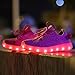 Cayanland 11 Colors Modes Kids' LED Light Up Shoes Kids Fashion Sneakers Sports Loafers£¬15,Pink34