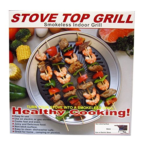 Smokeless Indoor Stove Top BBQ Grill (*_*) Discount with Package Magic