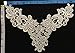 2 Pieces, Flower Pedal Victorian Yoke Lace, Ivory, 6.5