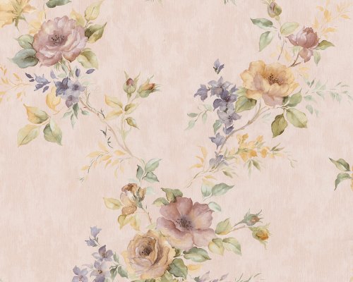A.S. Cr&eacute;ation 6757-29 Tapete, florales Muster, rosa