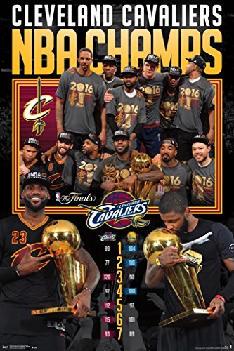 2016 NBA Finals- Cavaliers Celebration Poster 24 x 36in