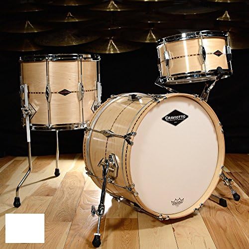 Craviotto 12/14/18 Center Stage Series 1-ply Maple 3pc Kit Maple Finish w/Center Mounted Cast Lug