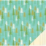Pebbles Lakeside Summer Camp 12x12 Scrapbook Paper