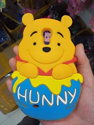 High quality Blue Pooh bear / Hunny bear silicon design Case for Samsung Galaxy S4