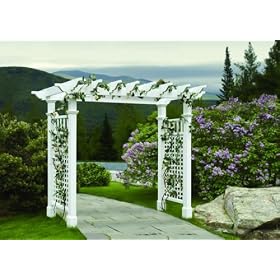 Fairfield Grande Arbor with Trim by New England Arbor