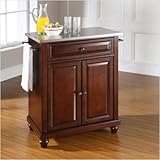 Crosley Furniture Cambridge Stainless Steel Top Kitchen Island