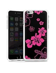 CE: Mobile phone case cover shell for Apple iPhone 6 silicone case white - MaiTai schwarz-pink - DeinDesign GmbH