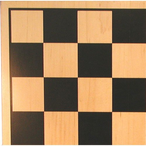 Worldwise Imports 17in Silkscreened Wooden Chess Board with 2in Squares