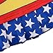 A&J Design Baby Girls' Wonder Woman Short Sleeve Romper