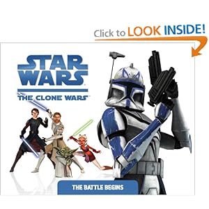 Star Wars: The Clone Wars, The Battle Begins Hardcover Book $3.32