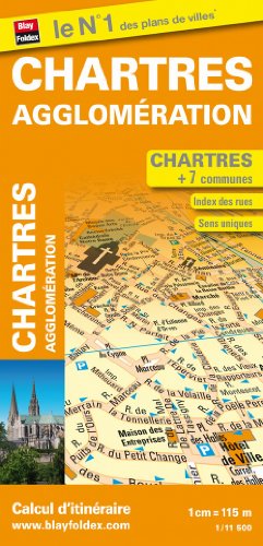 Blay Plan de Ville Chartres Agglomeration 1/11 500