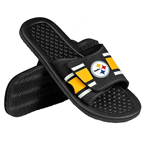 steelers flip flops