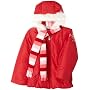 Amy Byer Girls 2-6x Scarf Jacket With Striped Scarf