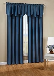 Brushed Peachskin Sawtooth Window Curtain Valance