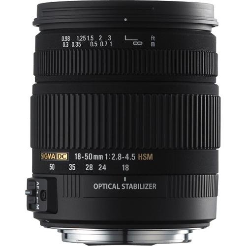 Sigma 18-50mm f/2.8-4.5 SLD Aspherical DC Optical Stabilized (OS) Lens with Hyper Sonic Motor (HSM) for Nikon Digital SLR Cameras
