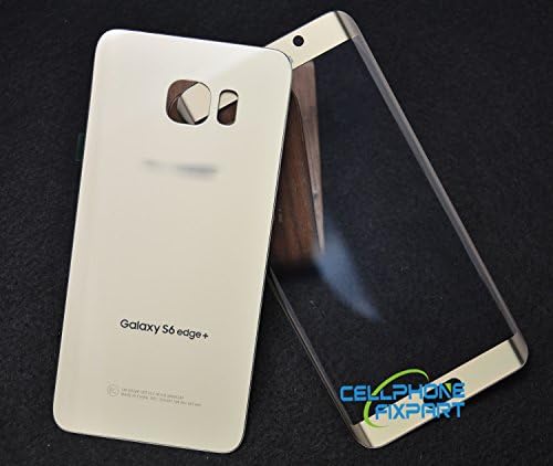 Gold Replacement Front Screen Glass +Battery Cover /Rear Panel For Samsung Galaxy S6 Edge+ Plus G928P G928T