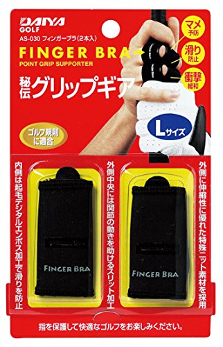 ダイヤ(DAIYA) マメ予防グッズ フィンガーブラ サイズL ブラック AS-030