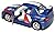 Set of 4: 5" Die-cast Metal Turbo Racers, Pull Back Action (Blue/Red/White/Yellow)
