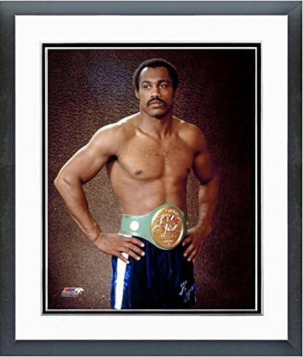 Ken Norton Championship Belt Posed Studio Photo (Size: 18" x 22") Framed