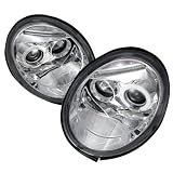 98-05 VOLKSWAGEN BEETLE CHROME CLEAR HALO PROJECTOR HEAD LIGHTS by Spec-D Tuning