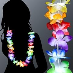 Hawaiiketten multicolour Blumenketten Kette Hawaii 02