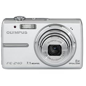 Olympus Stylus FE-240 7MP Digital Camera with Digital Image Stabilized 5x Optical Zoom